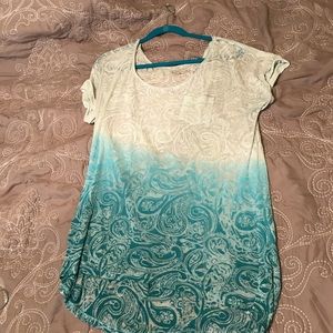 XL blue ombré Maurice’s top